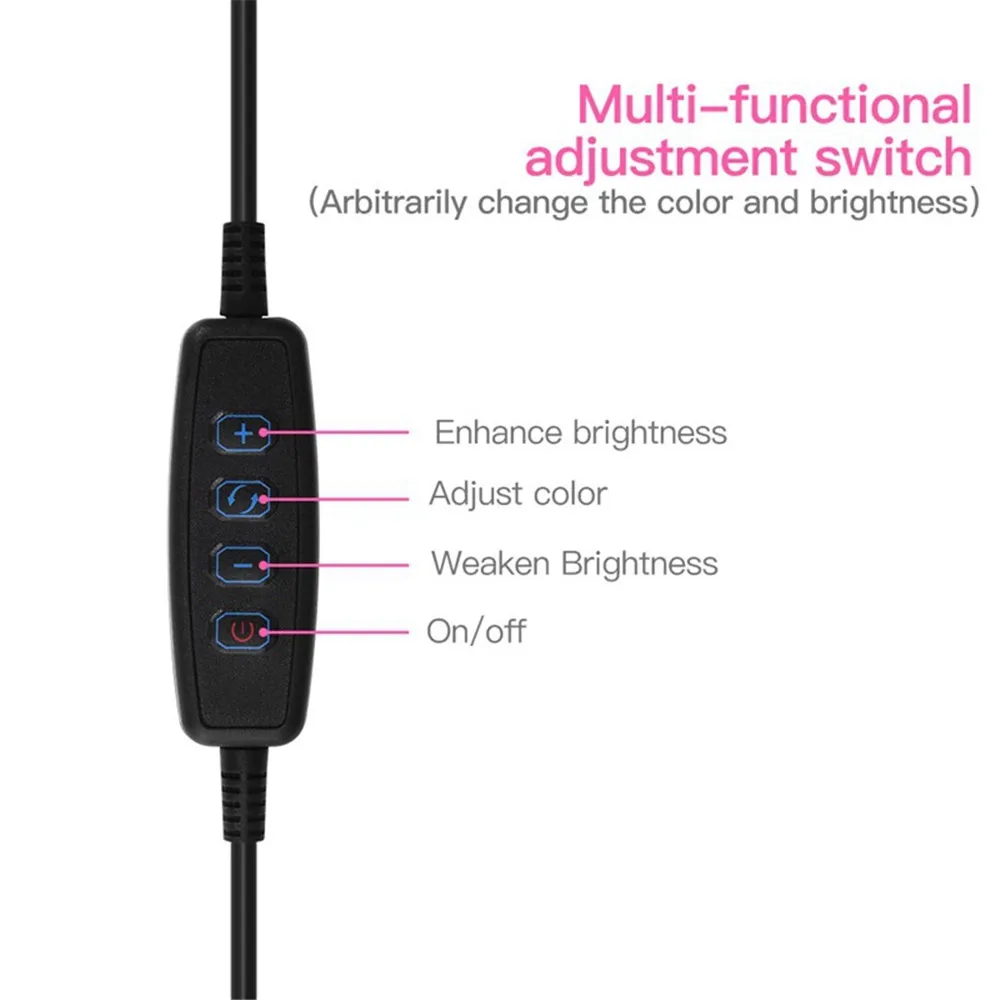 Монопод для селфи кольцо светильник с гибкий мобильный телефон держатель
