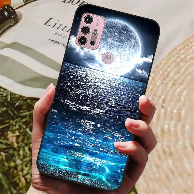 for moto g30 case 2021 wolf cartoon soft silicone back cover for motorola moto g30 6 5 phone cases for moto g 30 fundas coque free global shipping