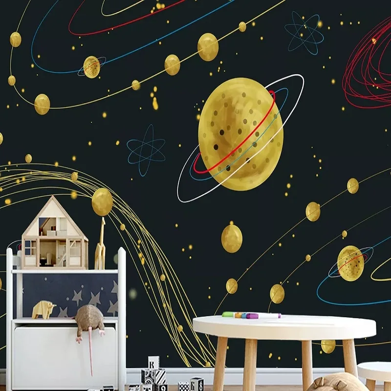 Большие настенные 3D обои на заказ Скандинавский современный мультяшный рисунок