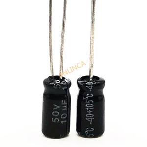 30 шт.лот 50 мкФ 4*7 мм алюминиевый электролитический конденсатор мкФ 50 в 20%