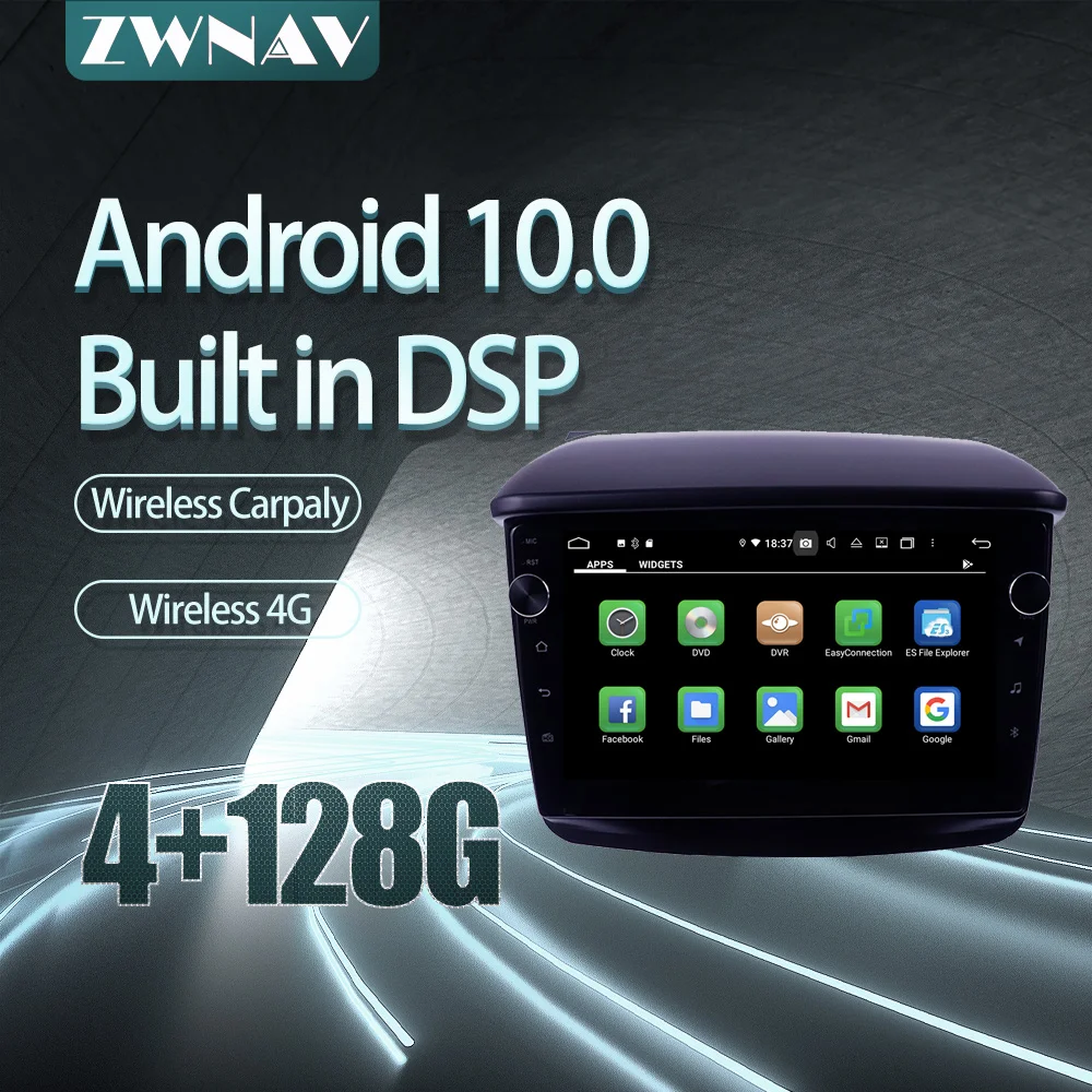 

For Mitsubishi L200 2008-2016 Car radio player Android 10 PX6 64GB GPS Navigation Multimedia Player Radio