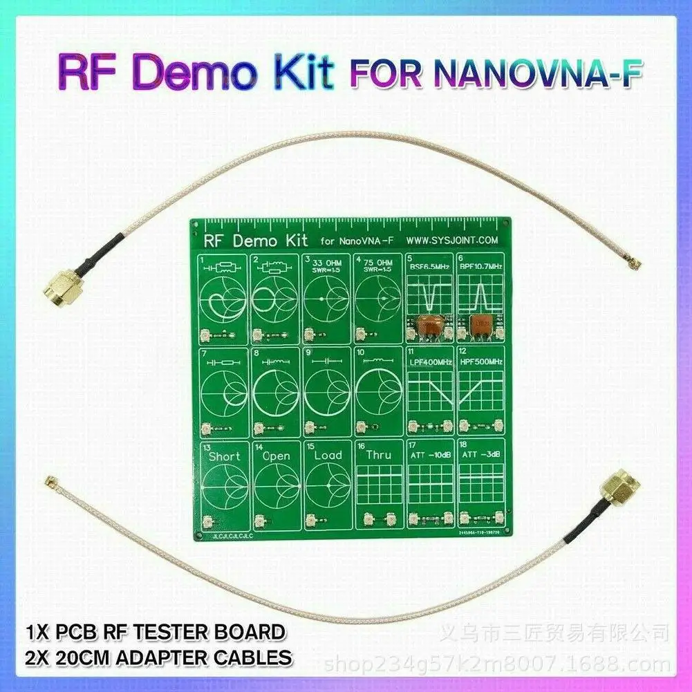 RF Demo Kit for NanoVNA VNA Test Board Vector Network Filter / Attenuator | Инструменты