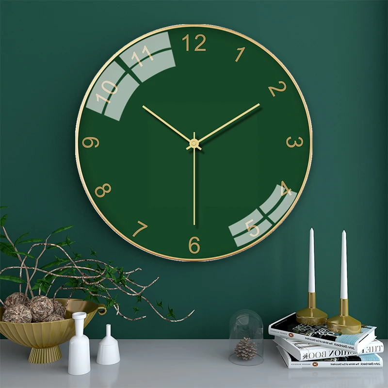 

Gold Luxury Wall Clock Art Minimalist Mordic Glass Wall Clocks Classic Digital Living Room Zegar Kuchenny Home Decoration