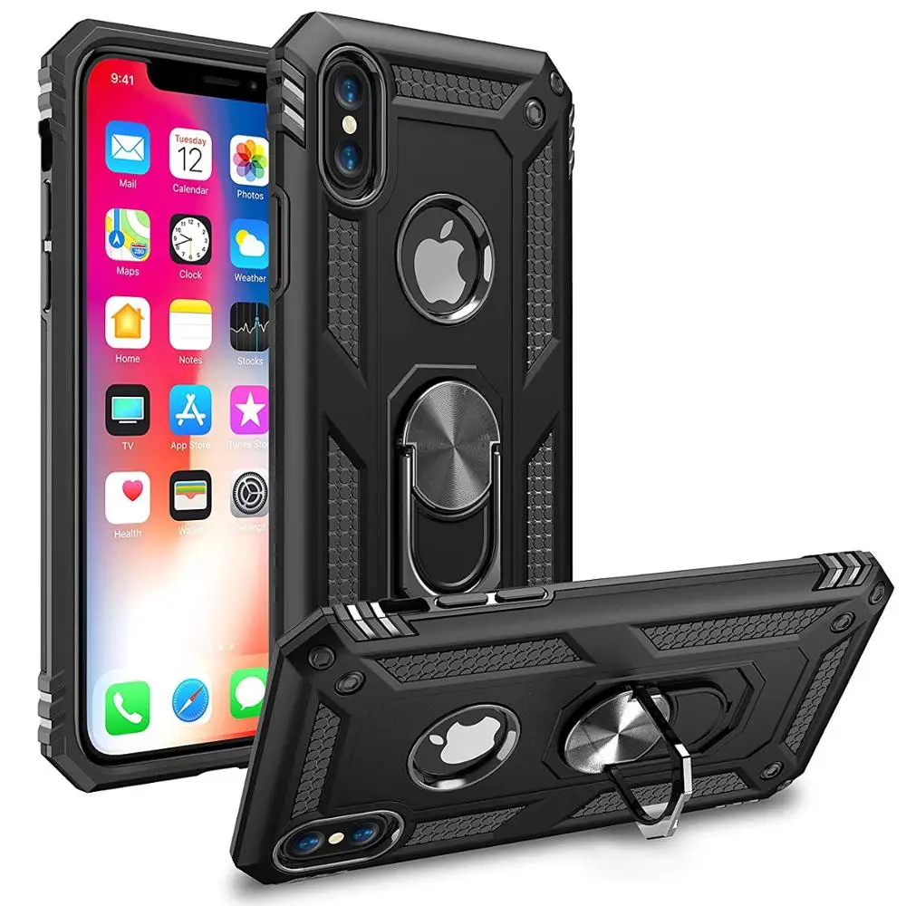 YOACHEY противоударный бронированный чехол для iPhone X XS MAX XR 7 8 6 S Plus автомобильный