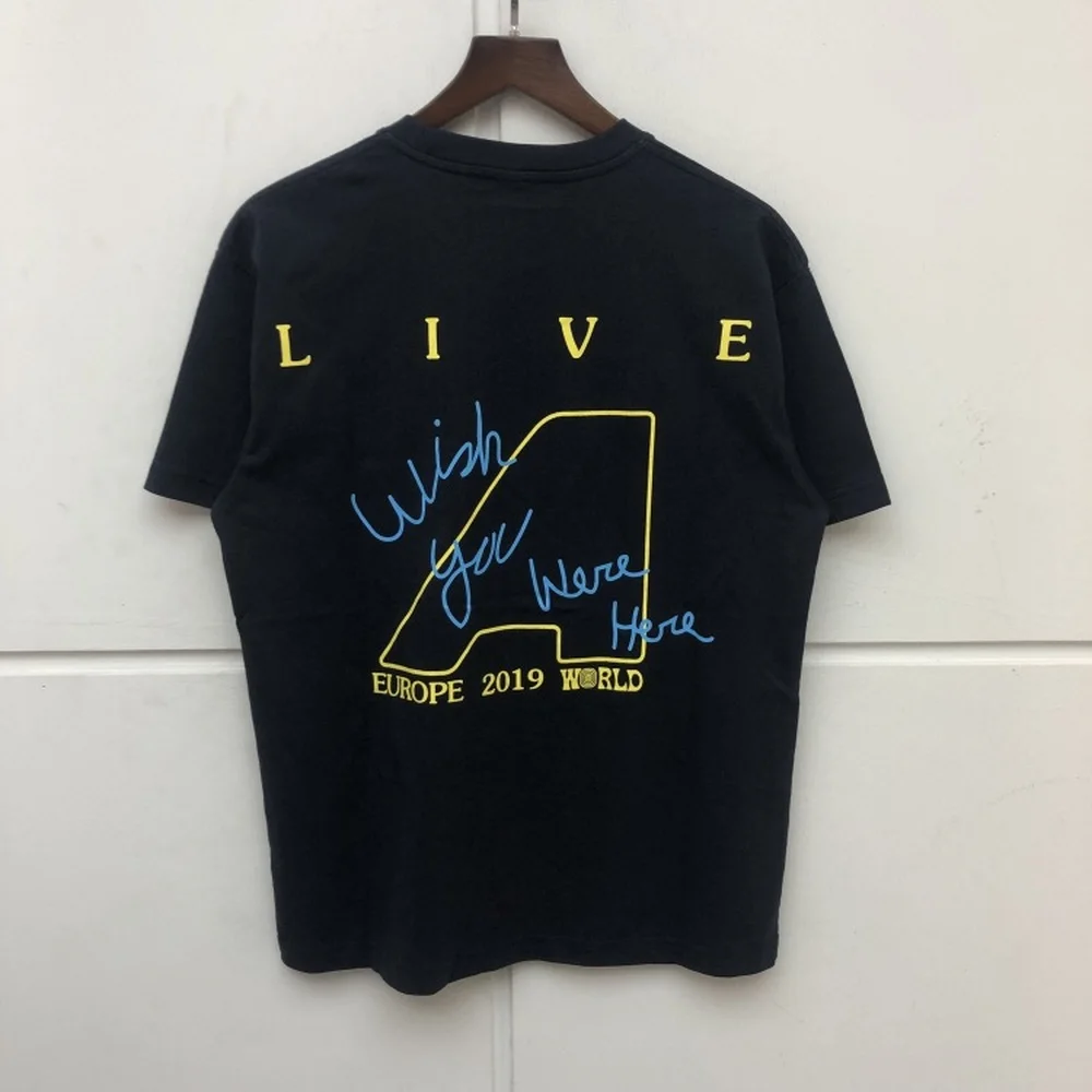 Футболки с желтой уткой Тревис Скотт Европейский мир мужские и женские футболки