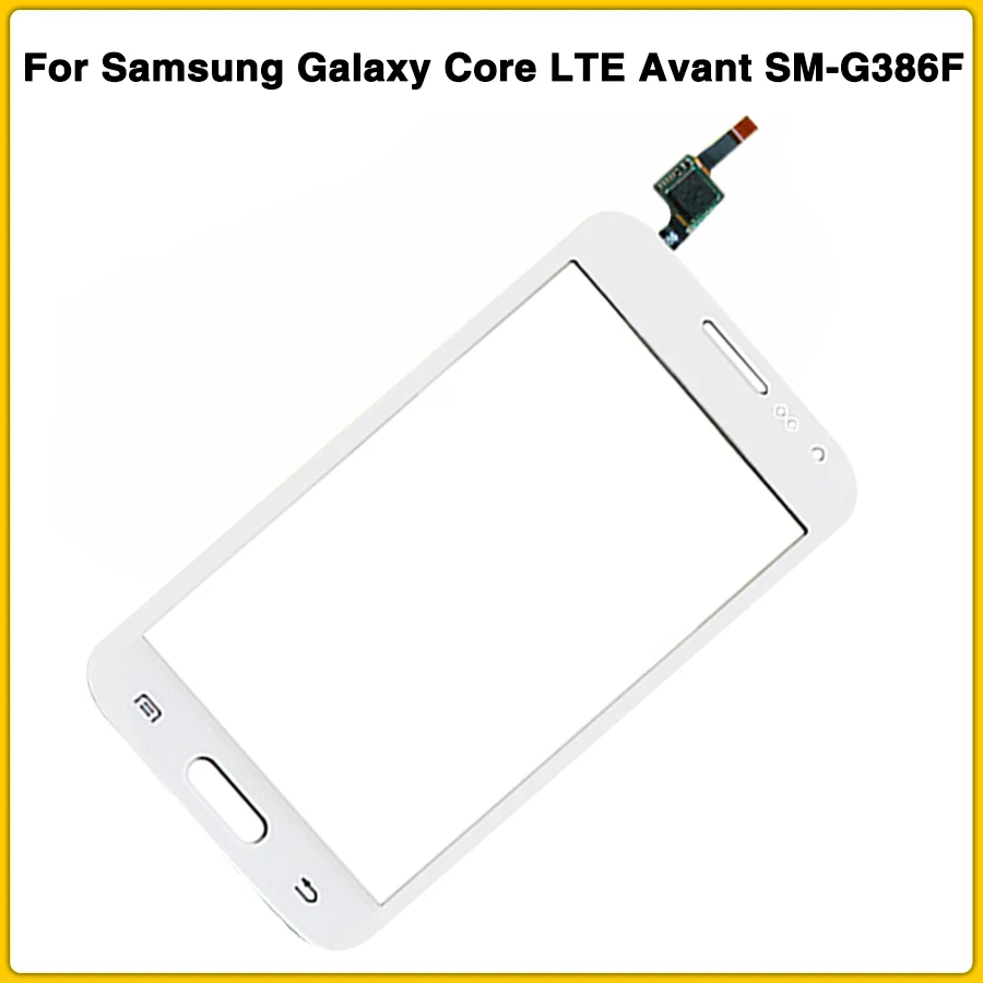 G386 сенсорный экран для samsung Galaxy Core LTE Avant SM-G386F G386 G386T DOUS сенсорный экран панель сенсор ЖК-дисплей Переднее стекло