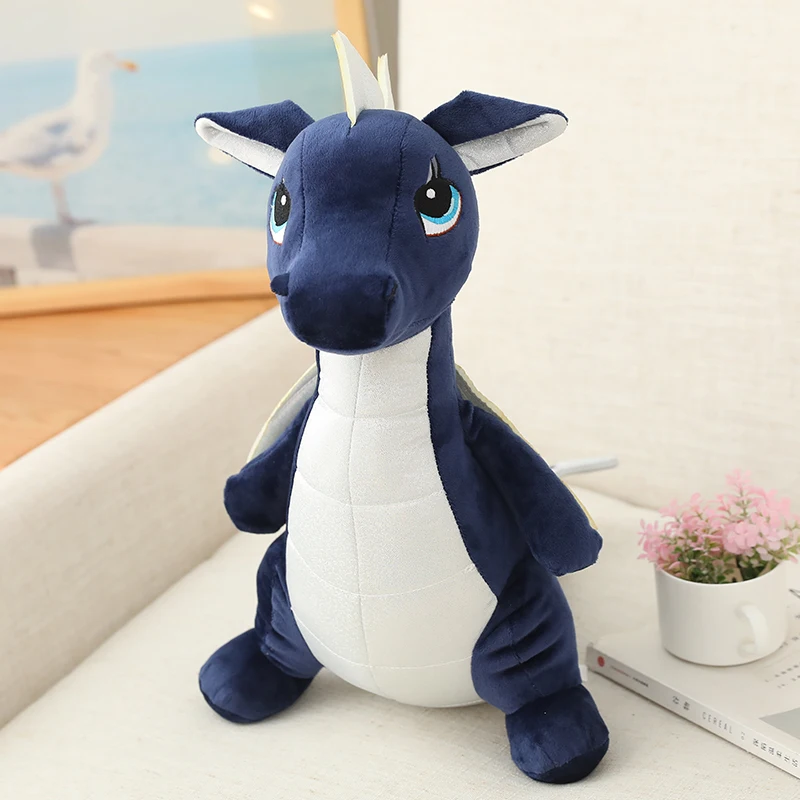 

40/60/80cm high quality cute cartoon flying dinosaur fur toy pillow is a birthday gift for children and boy and girl friends