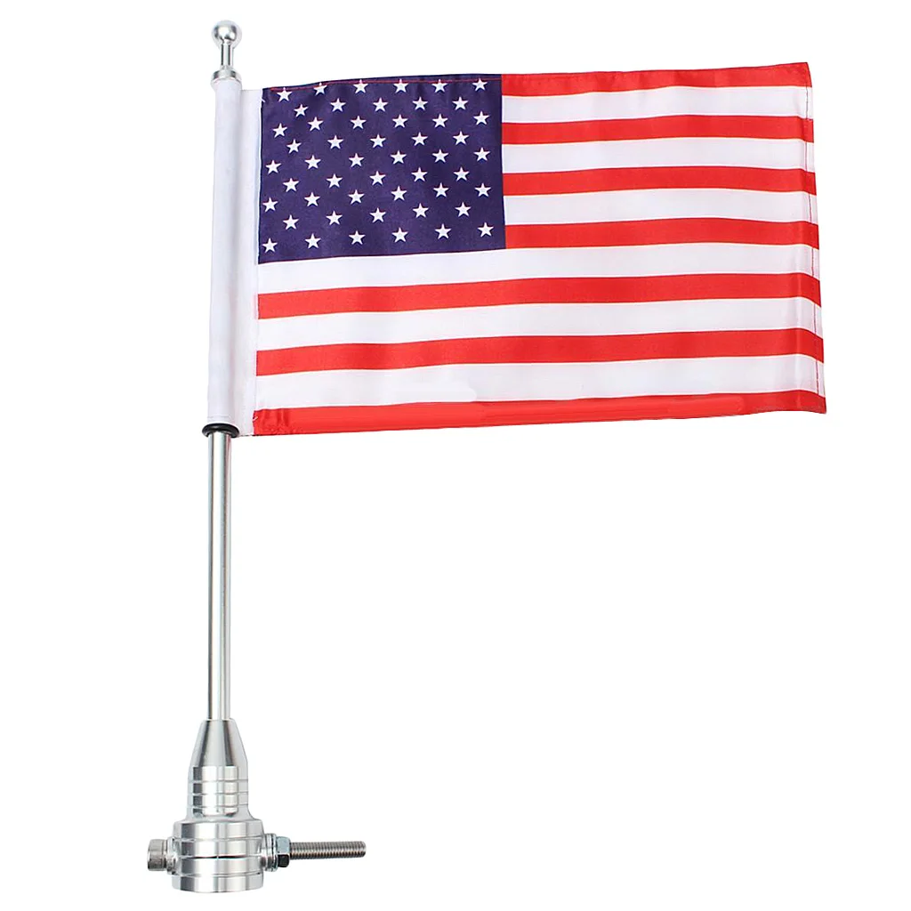 

Motorcycle Antenna Flag Mount Bolts Kit United States of America for Harley