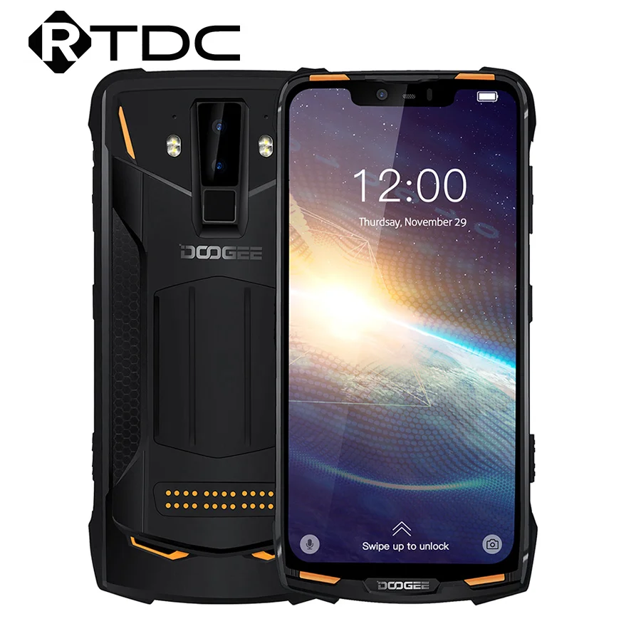 DOOGEE S90 модульный прочный 6 18 ''Дисплей IP68 12V/2A 5050 мА/ч Helio P70 Octa Core ГБ 128 16MP + 8MP Android 9
