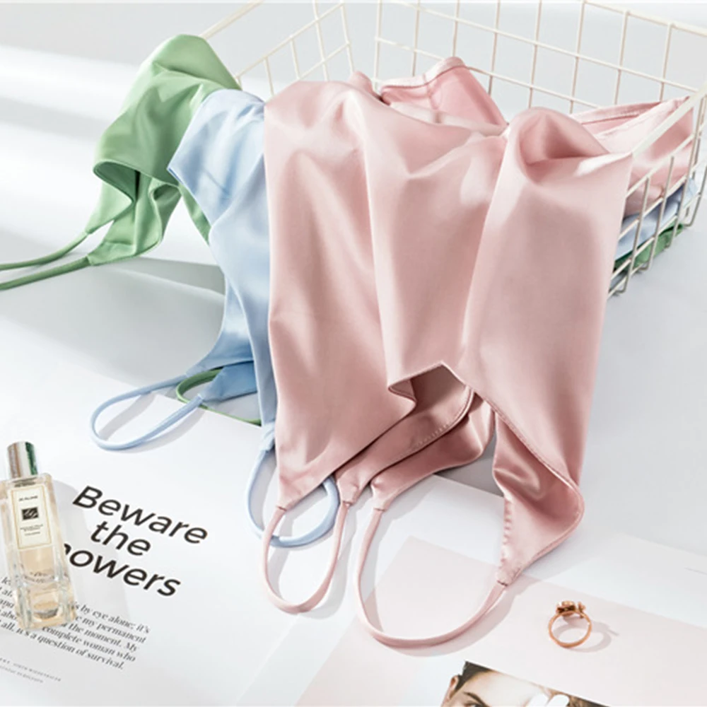 Сексуальный женский Слип атласный жилет Леди без рукавов животик контроль Топы