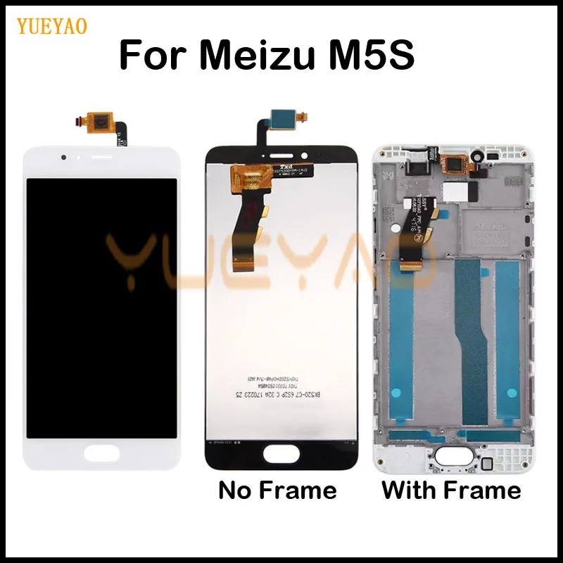 ЖК дисплей 5 2 дюйма для Meizu M5S сенсорный экран с цифровым преобразователем