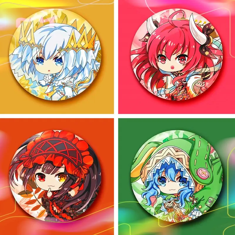 Брошь с изображением свидания и прямого эфира значок круглая металлическая