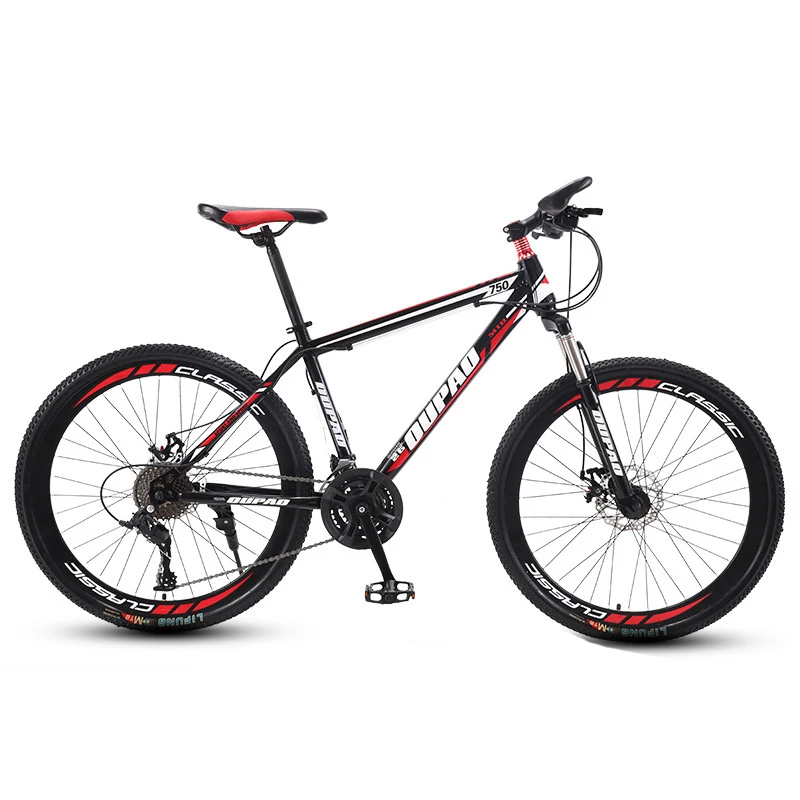 Online OUPAO 24 Zoll Rad Erwachsene Offroad Mountainbike 24 Geschwindigkeit Sport Radfahren Carbon Stahl Rahmen Doppel Disc Bremse Straße Fahrrad
