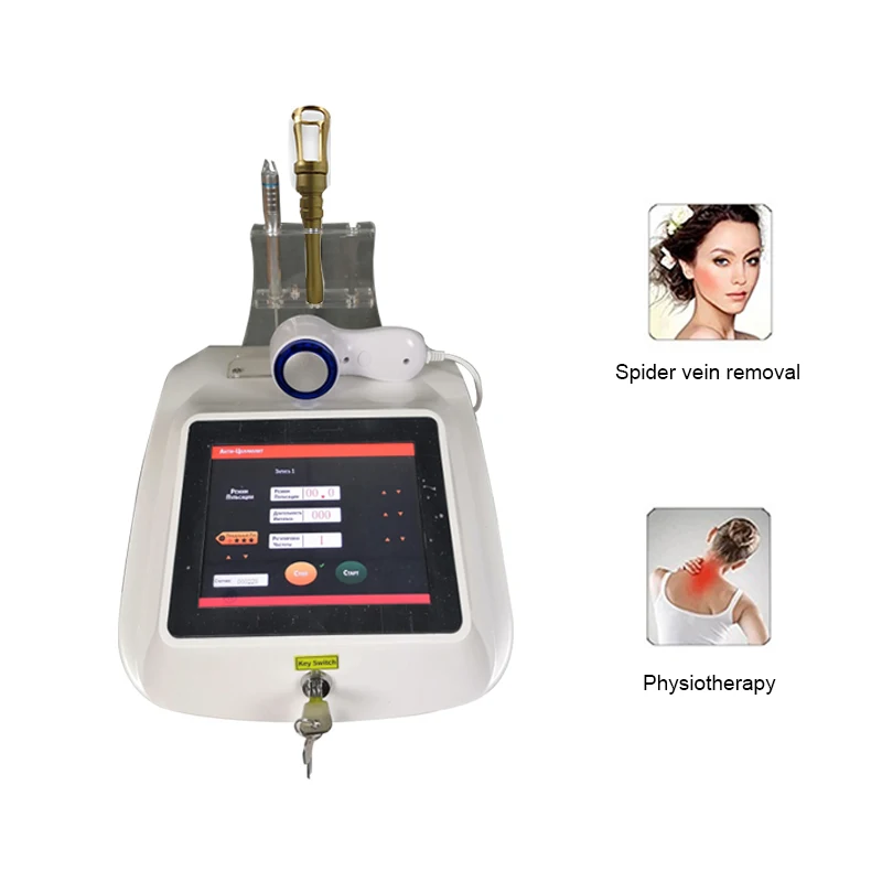 

4 in 1 980nm Diode Laser Machine For Skin Fungal Infection Images Vascular Veins Removal Laser Physical Therapy Device