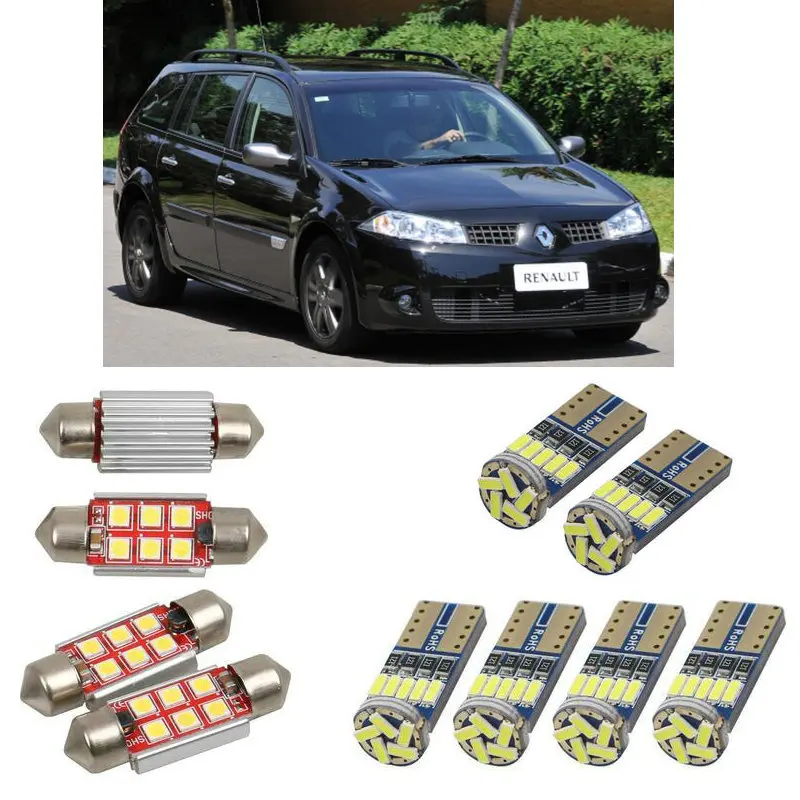 Внутренняя светодиодная Автомобильная фара s для Renault megane 3 grandtour kz01 estate 2009