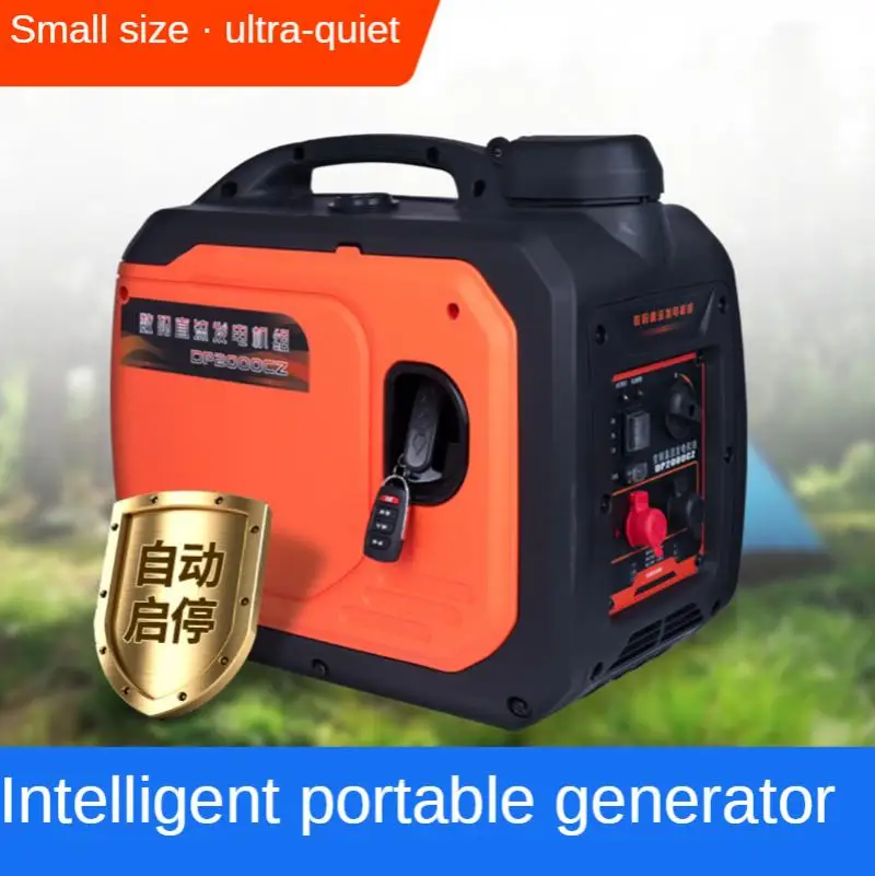 

Генератор бензинового топлива 24 В постоянного тока для парковки большого грузовика, пульт дистанционного управления, бесшумный портативны...