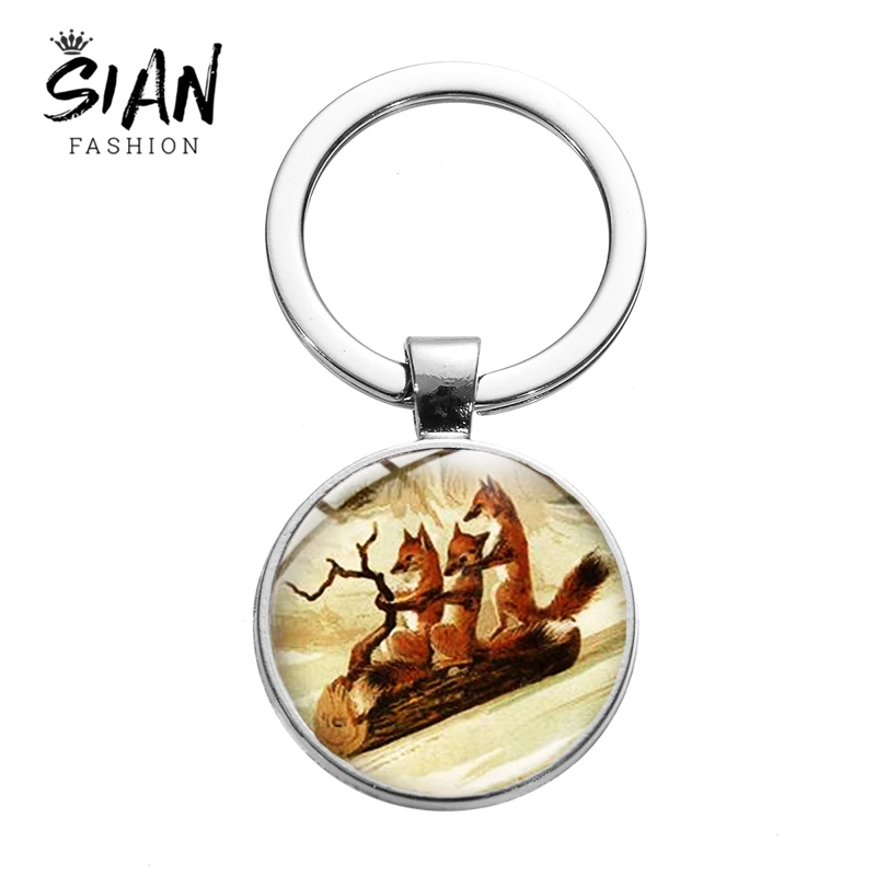 Азиатских с рисунком лисы одежда для всей семьи рисунок из мультфильмов