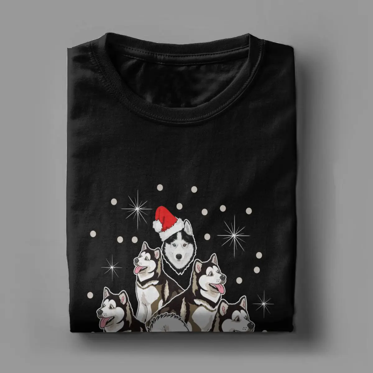 Рождественская елка с надписью &quotMerry Christmas&quot забавные мужские футболки Хаски