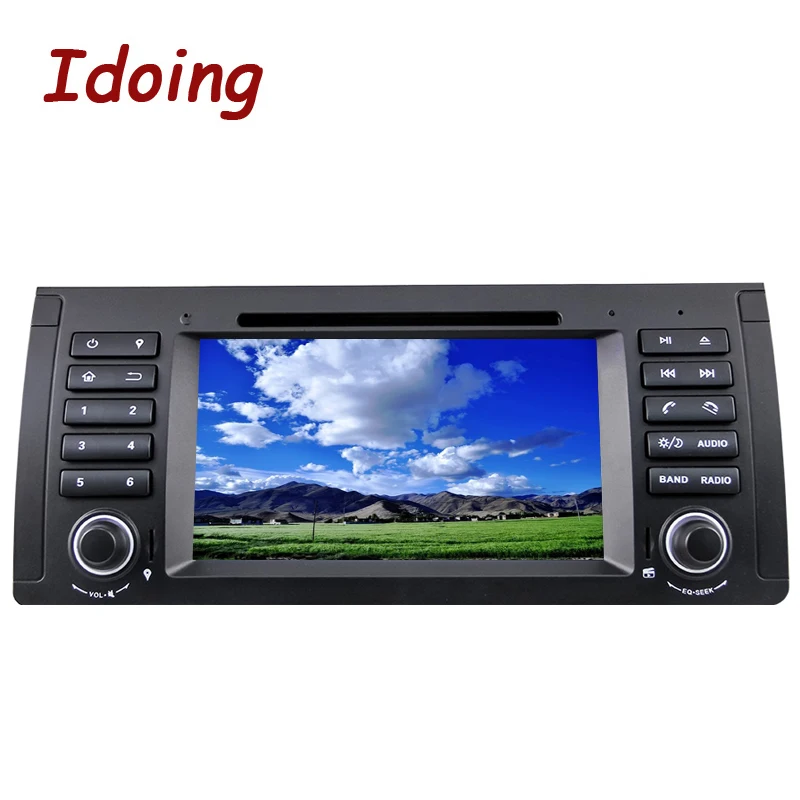 Idoing 1Din для BMW E39/38/53 автомобильный DVD мультимедийный видео плеер Android 7.1quad Core Wifi 3G Bt