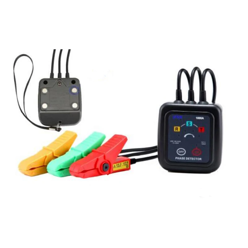 Итуцр 1000A Бесконтактный 3 тестер чередования фаз индикатор Определитель