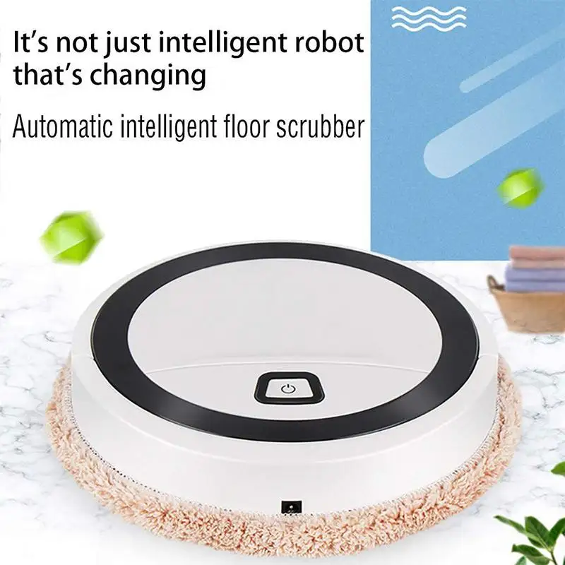

Intelligent Sweeping Robot Floor Washing Wiping Mopping Machine Wet/Dry Cleaner Rotating 4W Walking Smart Sweeper Home Cleaning