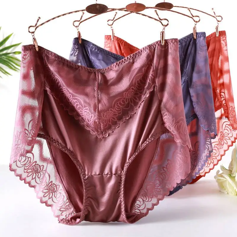 2 шт./партия женские кружевные трусики размеры до 130 кг | Женская одежда