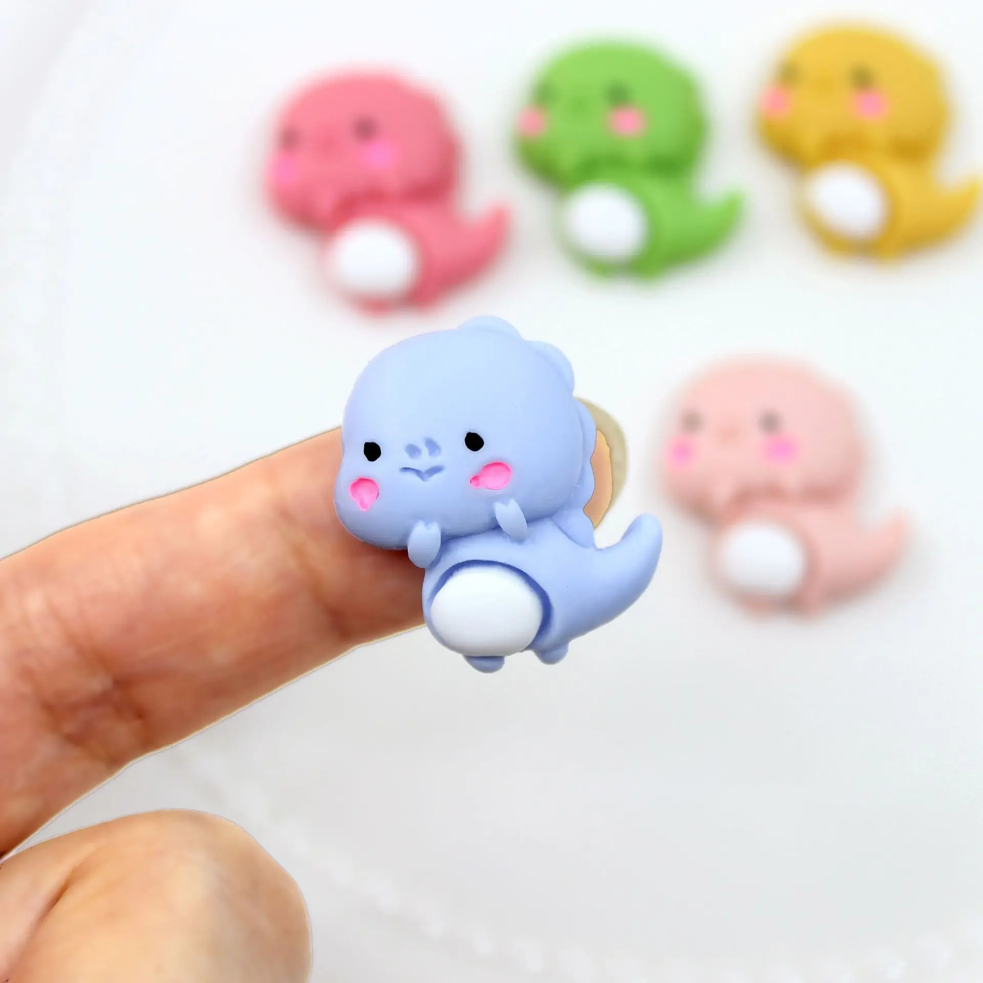 10Pcs Cartoon Animal Flatback Charm DIY Hairpin Decorative Scrapbook Decor Home Figurine Crafts Embellishment | Игрушки и хобби