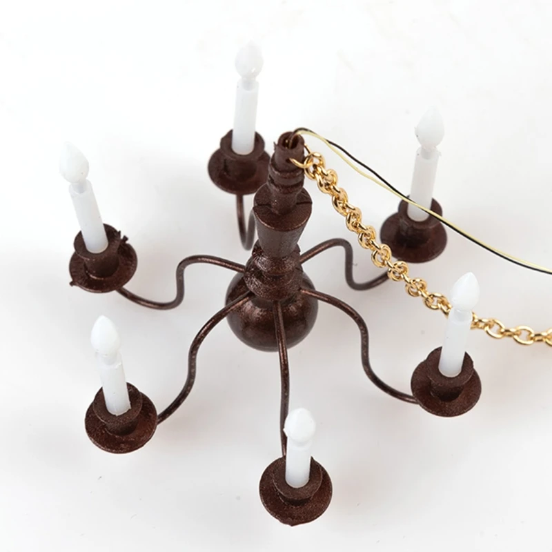 Масштабная модель светильник подарок для девочек кукольная мебель Винтаж