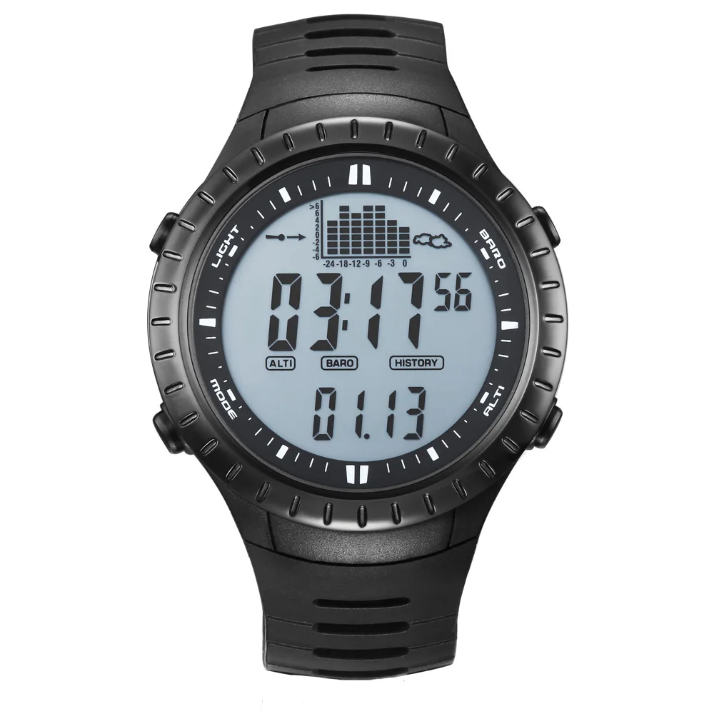 Spovan брендовые Роскошные светодиодные спортивные фитнес треккинговые альтиметр