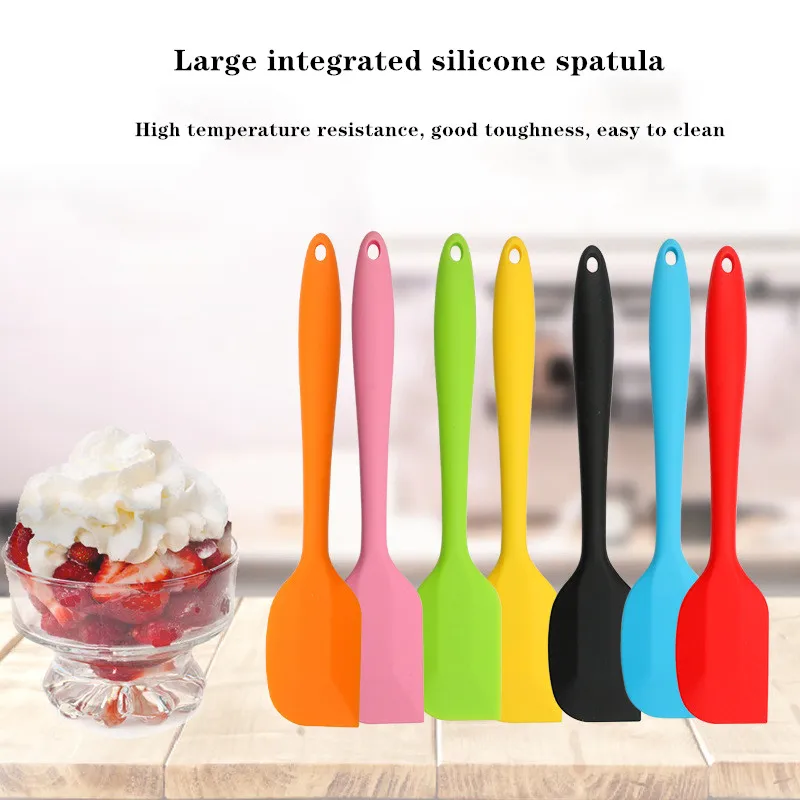 

Multicolor Food Grade Non Stick Butter Cooking Silicone Spatula Set Cookie Pastry Scraper Cake Baking Spatula Silicone Spatu