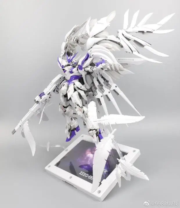 INSTOCK MODLE HEART MG 1/100 wing gundam zero ew fix ver. Фиолетовый цвет фигурку робот игрушка Лучшая
