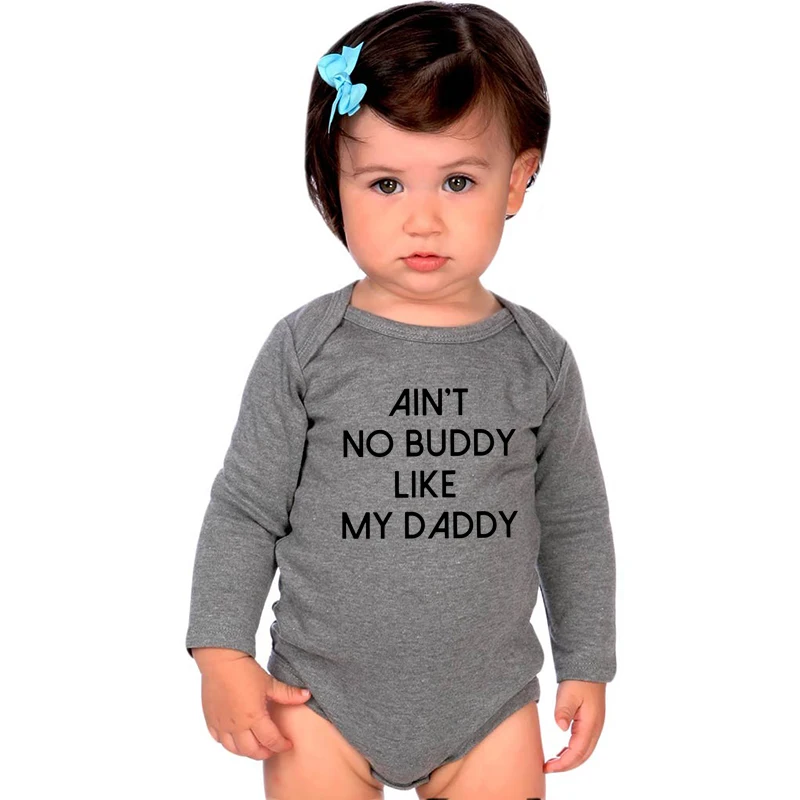 Ain't Nobody как With My Daddy со смешным принтом боди для детей Одежда в стиле