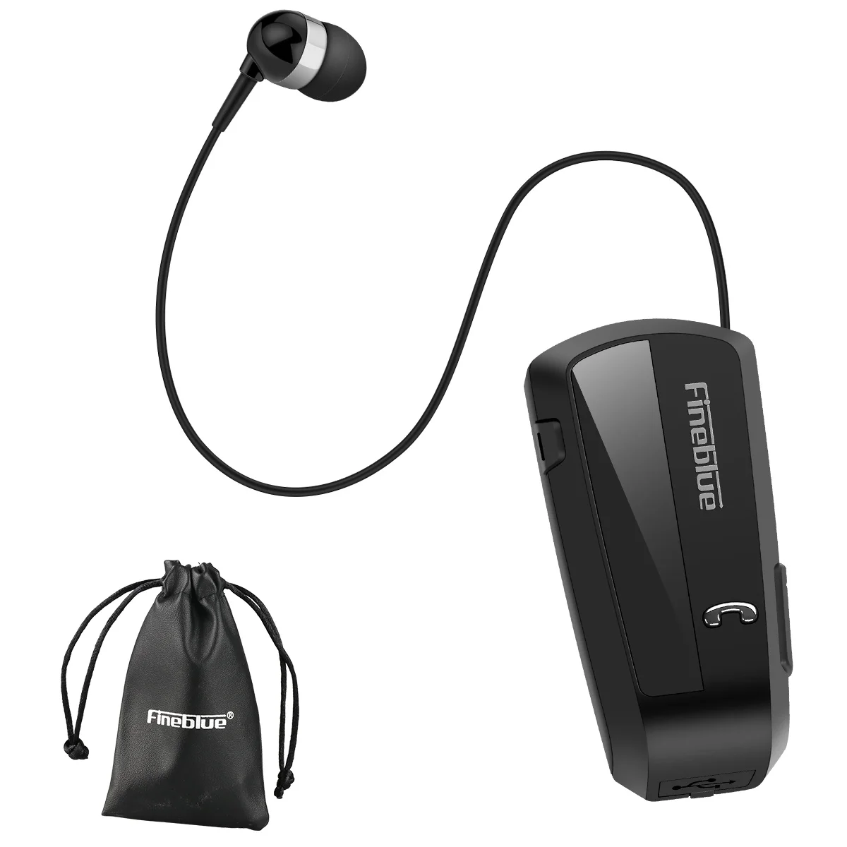 Новейшие беспроводные Bluetooth наушники Fineblue F990 шейный зажим Телескопический Тип