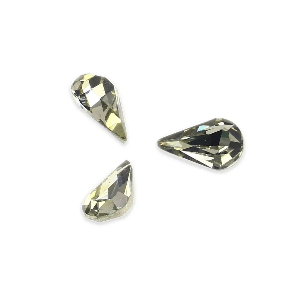 Кристаллические стеклянные каплевидные Стразы K9 блестящие стразы для ногтевого