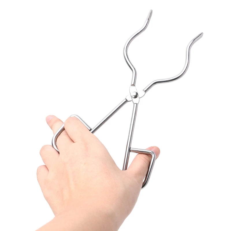 Профессиональные Тигельные щипцы из нержавеющей стали графитовые плавильные