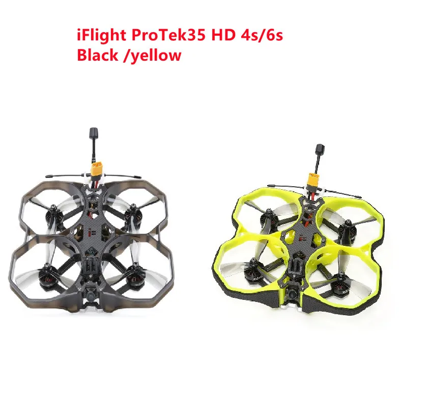 

iFlight ProTek35 HD 151mm 3.5inch CineWhoop BNF with F7 45A AIO XING 2203.5 3600KV 4S/2205 2300KV 6S motor/Nazgul prop fpv Drone