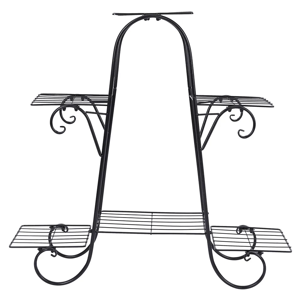 6-уровневая металлическая подставка для растений цветочный горшок садовая полка