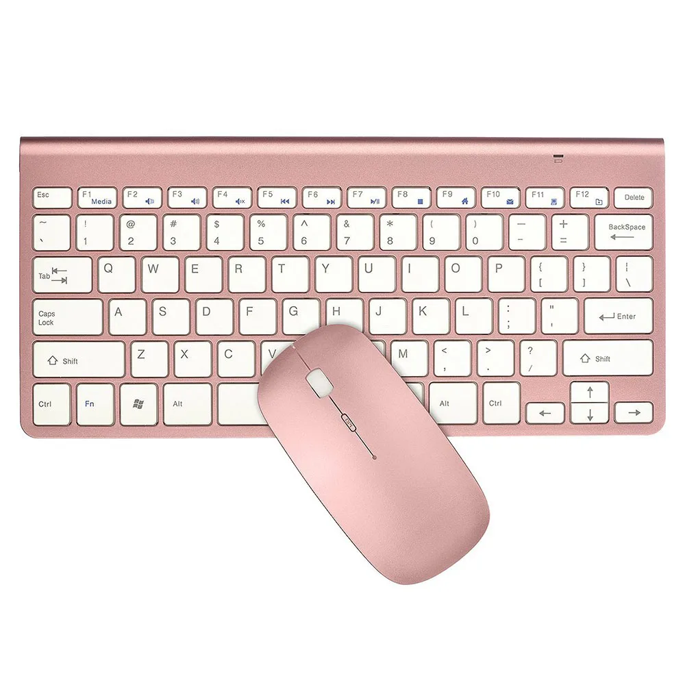 

Keyboard Mouse Combos Ergonomic Wireless 2.4G Ultra Slim Keyboard And Portable Mouse For Desktop Laptop PC Computer Keyboard Set