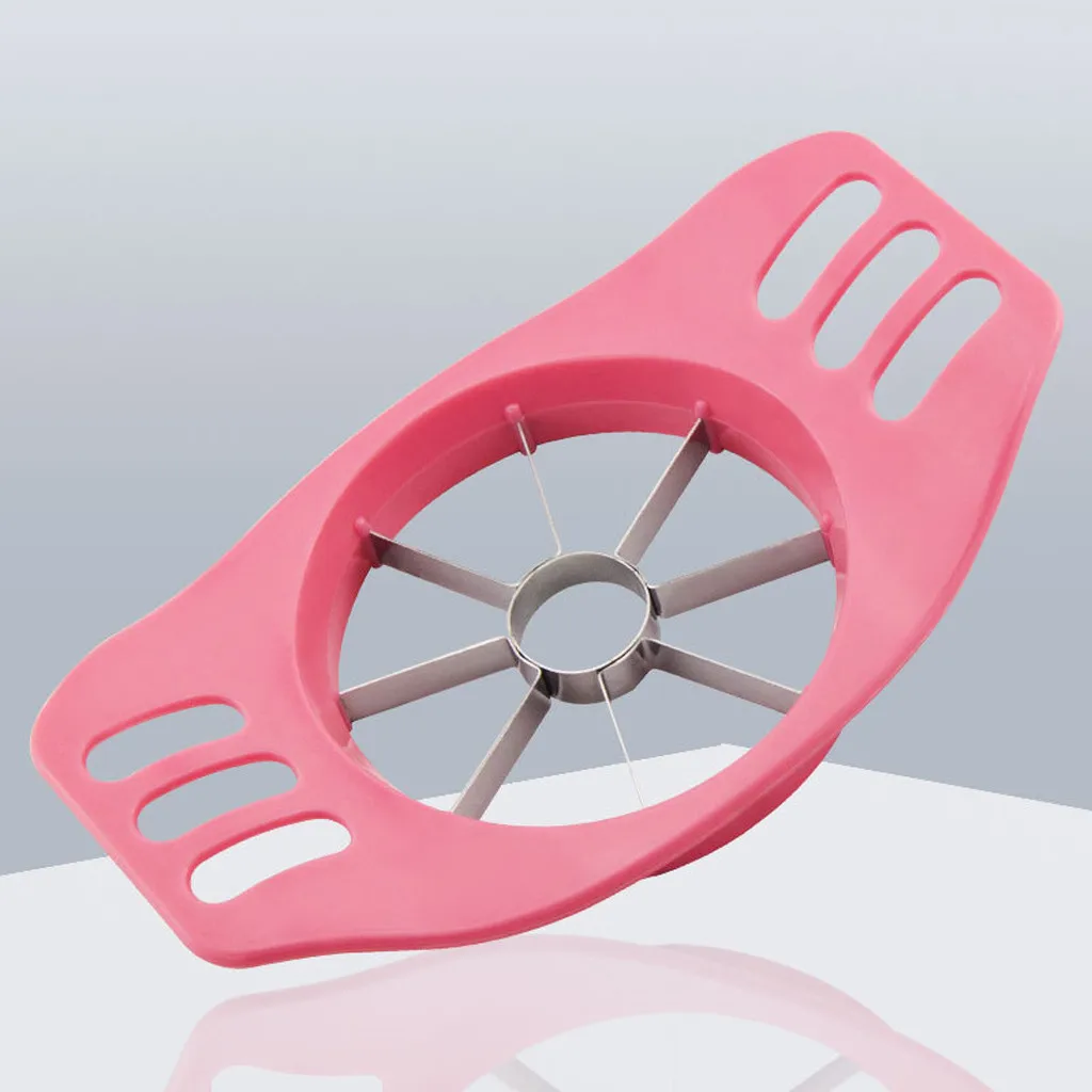 

Kitchen Apple Slicer Cutter Pear Fruit Divider Tool Comfort Handle Peeler