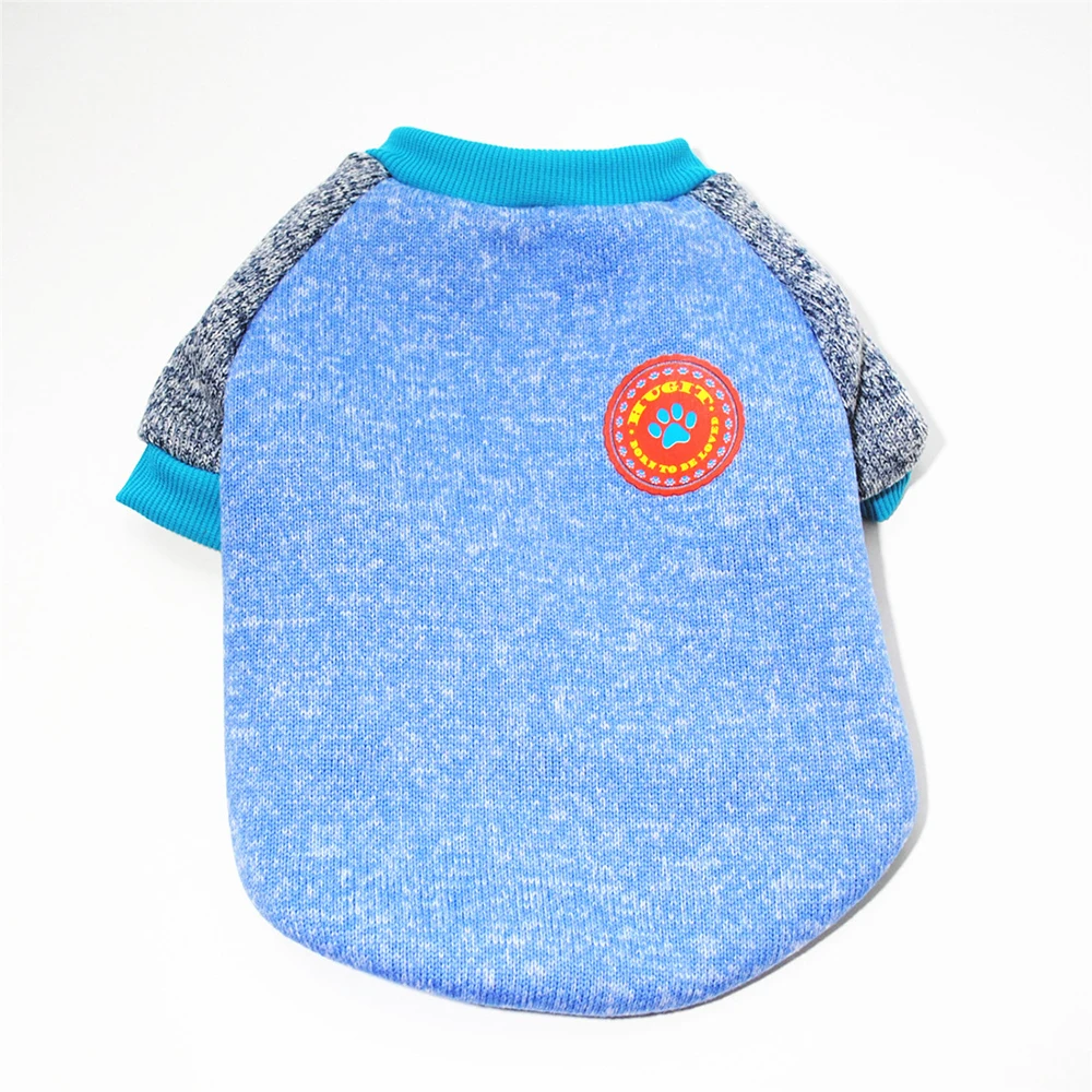 Dark blue Зимняя одежда для собак, теплые куртки для собак, одежда для щенков, толстовки для маленьких средних собак, щенков для йоркширских терьеров и чихуа-Хуа XS-2XL - Цвет: Dark blue