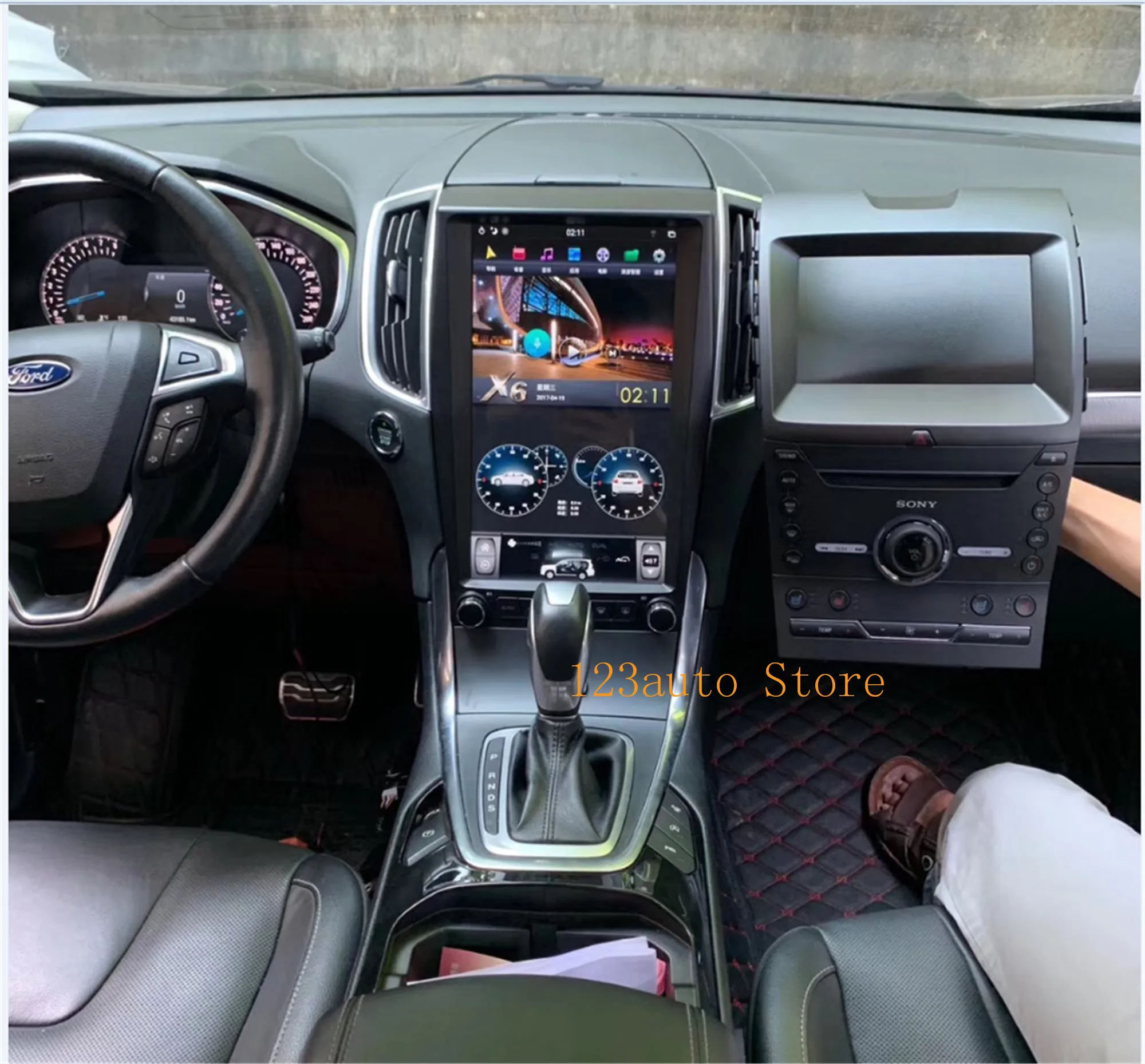 13 6 ''вертикальный экран Tesla Style Android 11 автомобильный DVD GPS плеер Радио Навигация