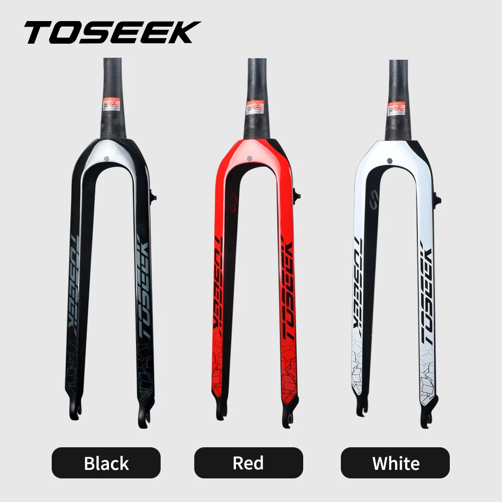 

TOSEEK Suspension Bike 29 Bicycle Fork 29 Tapered Bike Hard Fork 520g Carbon Framework Mtb 29 Front Fork For Bicycle