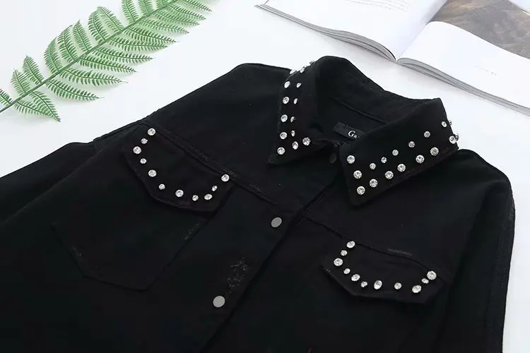Модные новые TB80 19114 Европейская и американская мода Pin джинсы с бусинами