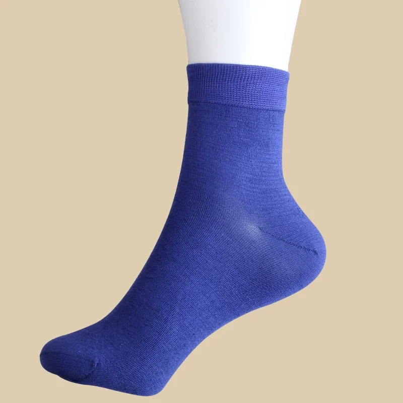 Женские носки ярких цветов из 80% натурального шелка размер ступни 22 24 см 2% хлопок