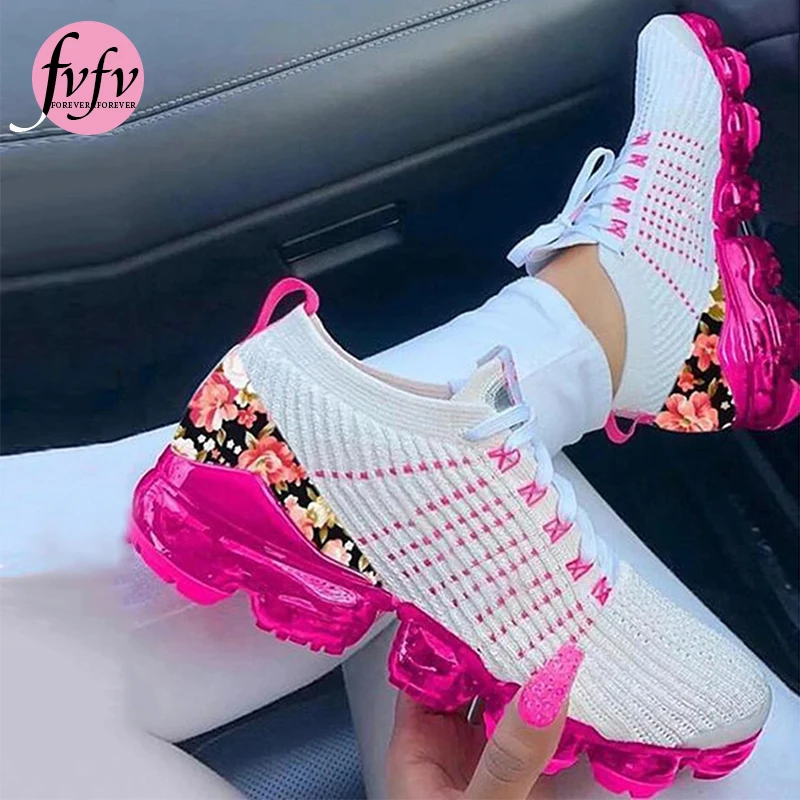 [Fvfv] Модные женские кроссовки 2020 ультра светильник сетчатая повседневная обувь