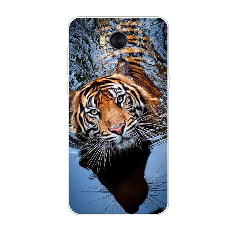 Для Huawei Y6 2017 крышки Чехлы для мобильного телефона из мягкого силикона чехол huawei Y5