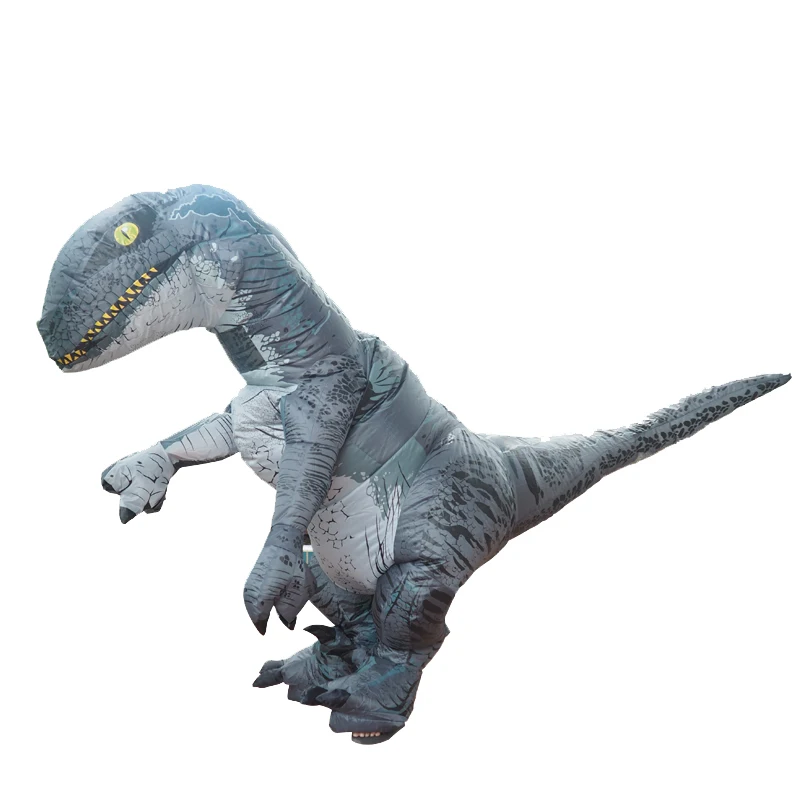 Мир Юрского периода 2 Велоцираптор Костюм надувной T REX динозавр костюм Хэллоуин Косплей Взрослый фантазия Раптор талисман костюм