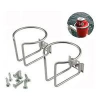 2 pcs stainless steel boat ring cup drink holder universal drinks holders for marine yacht truck rv car trailer hardware