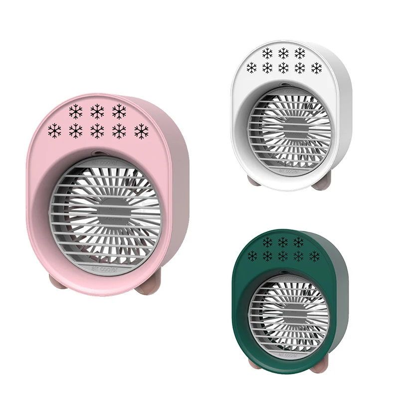 

USB Desk Mini Fan Air Conditioner Cooler Desktop Air Cooling Fan Humidifier Purifier For Office Bedroom