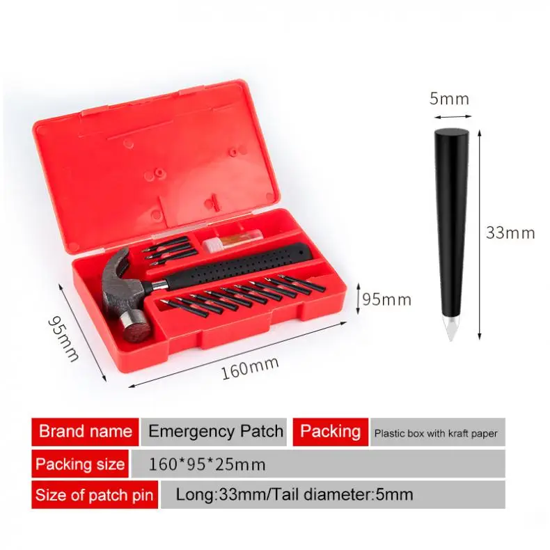 12 шт. универсальное железо хромированная Автомобильная вакуумная шина аварийный